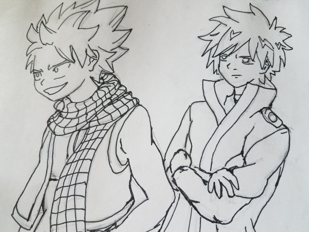 Natsu and Grey Fairytale fan art