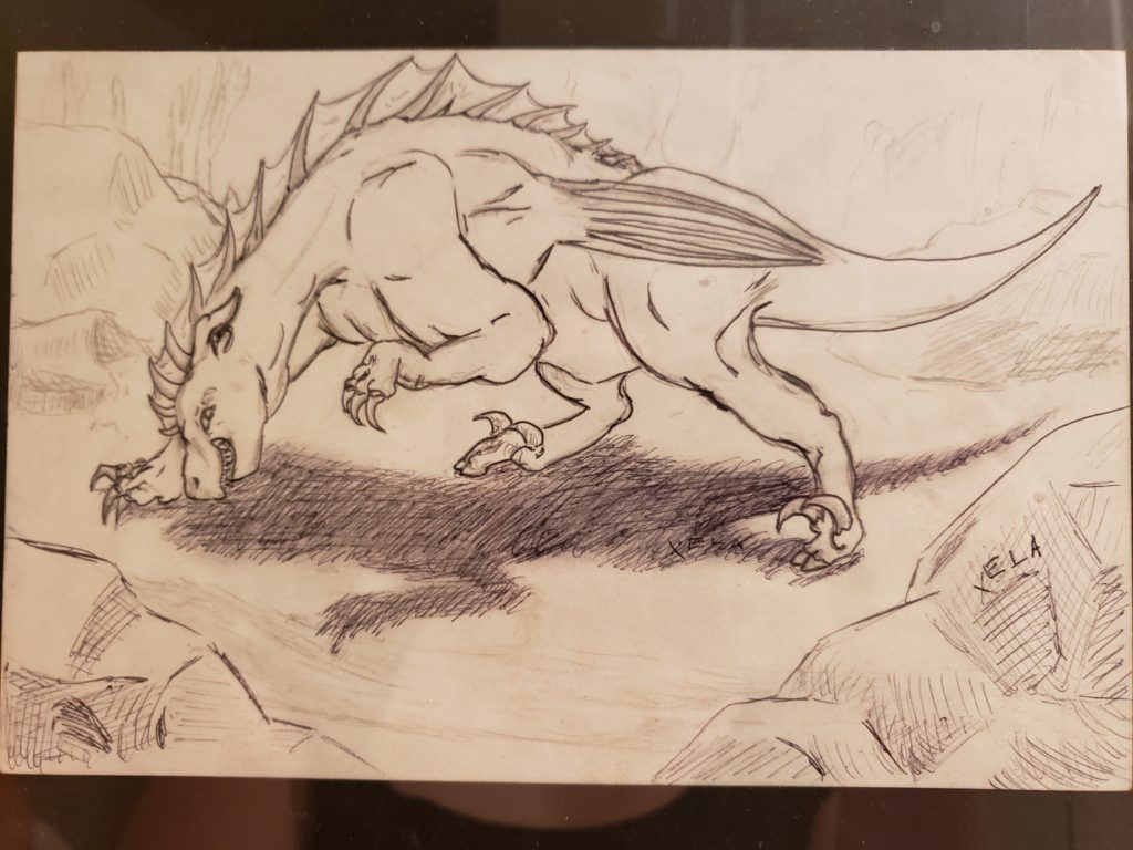 Chuppacabra inspired dragon